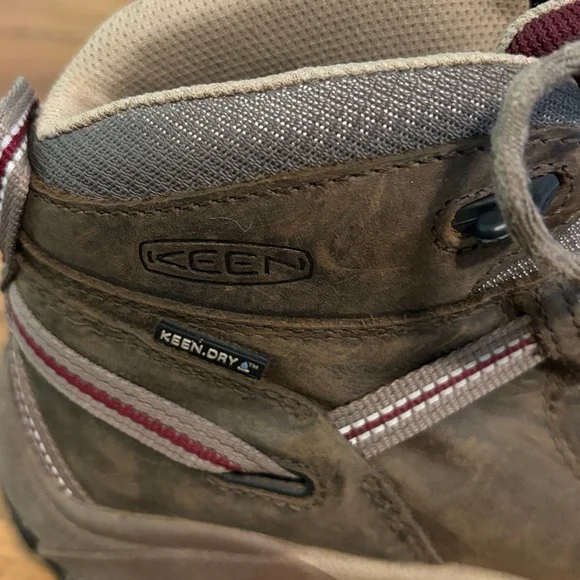 Keen Women’s Targhee II Waterproof Lace Up Brown Leather Hiking Boots Size 7.5 - Picture 9 of 9